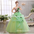 2017 New Arrival Lemon Green Ball Gown Sweetheart Vestido de Noiva Wedding Dress Bridal Women Gown Green